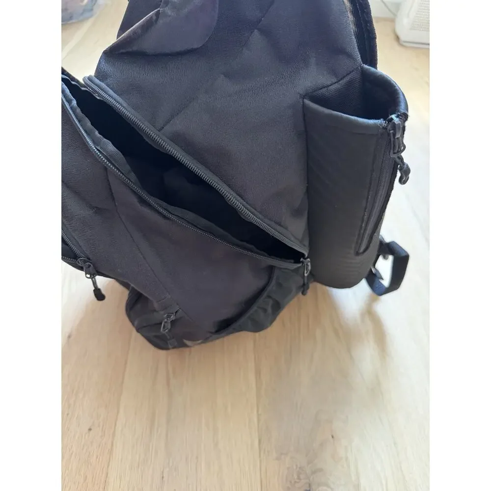 Demarini Voodoo OG Backpack - Holds 2 Bats Black EUC Baseball Softball + Balls